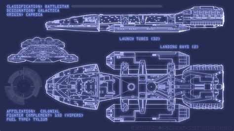 battlestar galactica blueprints  ravendeviant  deviantart