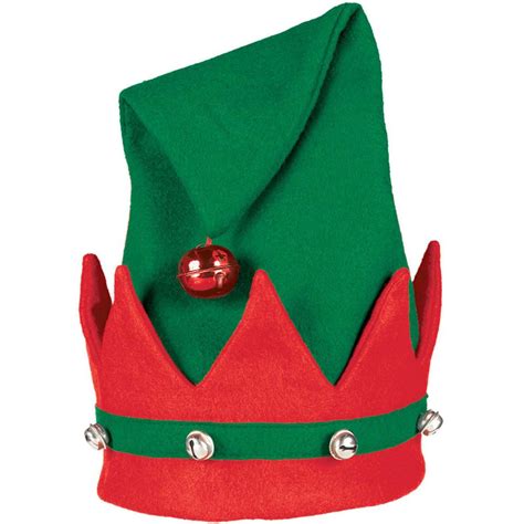 amscan      elf christmas hat  bells  pack