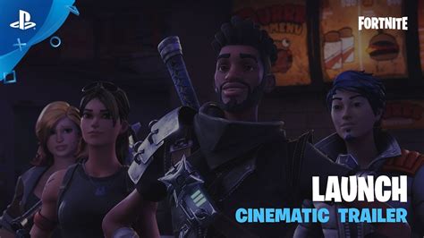 Fortnite Launch Cinematic Trailer Ps4 Youtube