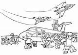 Lego Ausmalen Flughafen Flugzeug Jungs Nave Antarktis Aereo Pinnwand sketch template