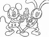 Mickey Epic Coloring Pages sketch template