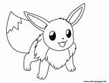 Coloring Eevee Pages Ready Printable Print Color sketch template