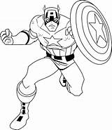 Printable Pages Shield Captain Coloring America Getcolorings sketch template