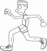 Runner Coloring Pages Sports Gif Kidprintables Doing January Return Main Race Michael Stranger Less sketch template