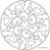 Mandalas sketch template