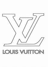 Vuitton Louis sketch template