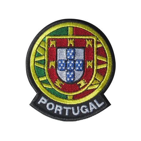 Parche Escudo De Armas Portugués Con El Texto Portugal
