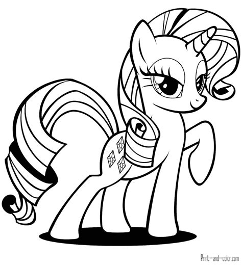 pony coloring page print  colorcom coloring home