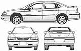 Impala Chevy Chevrolet Blueprints 2003 Coloring Sketch Vector Blueprint Pages 1967 Drawings Car Request Sedan Template sketch template