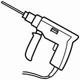 Drill Preschool Mechanic Chisel sketch template