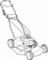 Mower Lawn Push Clip Lawnmower Svg Mowing Clipart Drawing Grass Machine Silhouette Zero Turn Man Technical Cliparts Riding Transparent Cut sketch template