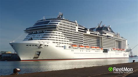vessel msc bellissima cruise liner imo  mmsi