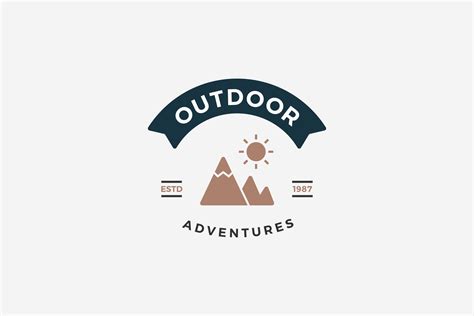 outdoor activities logo templates