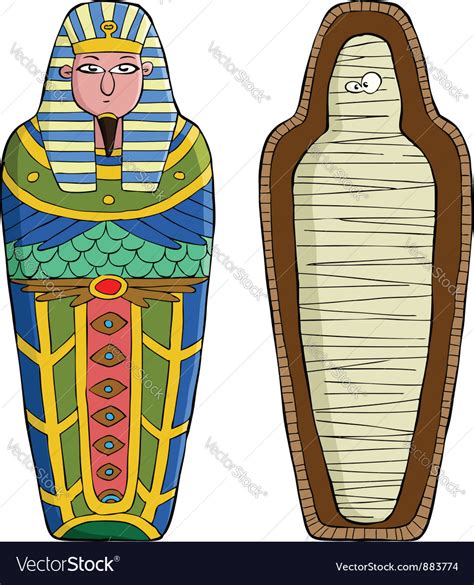 sarcophagus royalty  vector image vectorstock