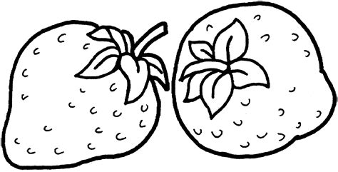 strawberry coloring page coloring pages