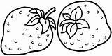Coloring Strawberry Pages Printable Fruit Ru Strawberries Kids sketch template