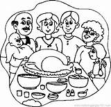 Thanksgiving Dinner Coloring Pages Color Family Printable Coloringpages101 Getcolorings από αποθηκεύτηκε Picasaweb Google sketch template