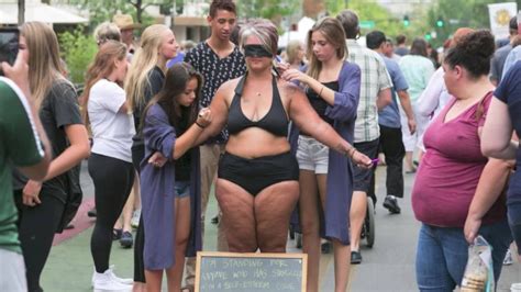 Blindfolded Mom Wears Bikini In Market Cnn Video