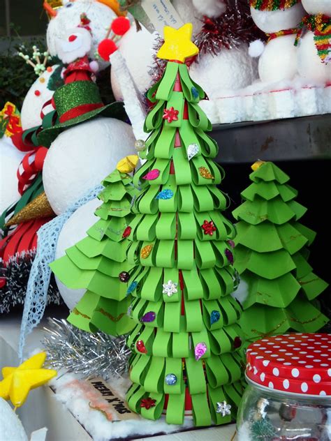 paper craft christmas tree  stock photo public domain pictures