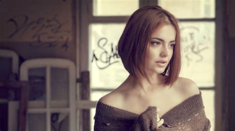 download photo 3840x2160 lidia savoderova model pretty babe brunette russian face 4k