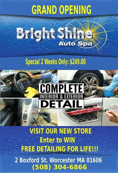 bright shine auto spa full detailing services worcester