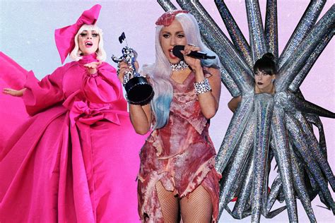 lady gagas  outrageous outfits teen vogue