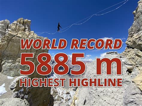 world record highest highline