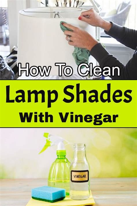clean lamp shades  vinegar  lidy diy lamp shade