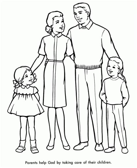 family coloring pages  kids szem