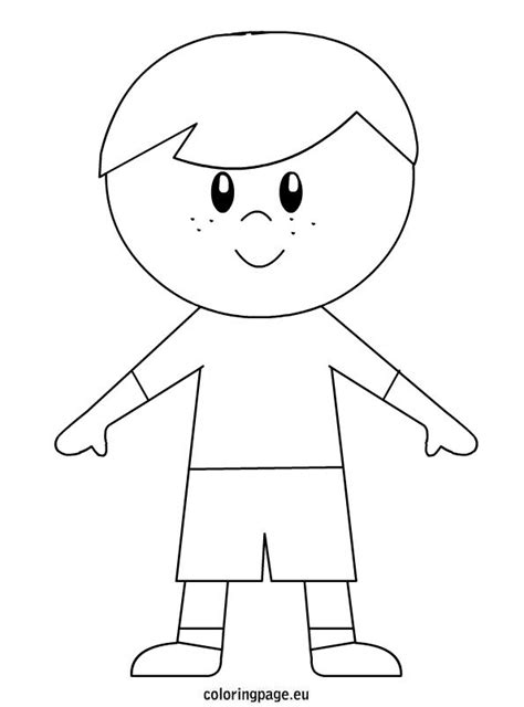 coloring pages   boy