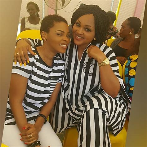 actress mercy aigbe gentry looks fabulous in striped dashiki photos celebrities nigeria