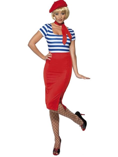 French Mademoiselle Costume Ef 33124l Smiffys French Fancy Dress