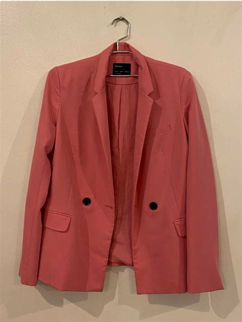 bershka coord blazer  pants womens fashion coats jackets
