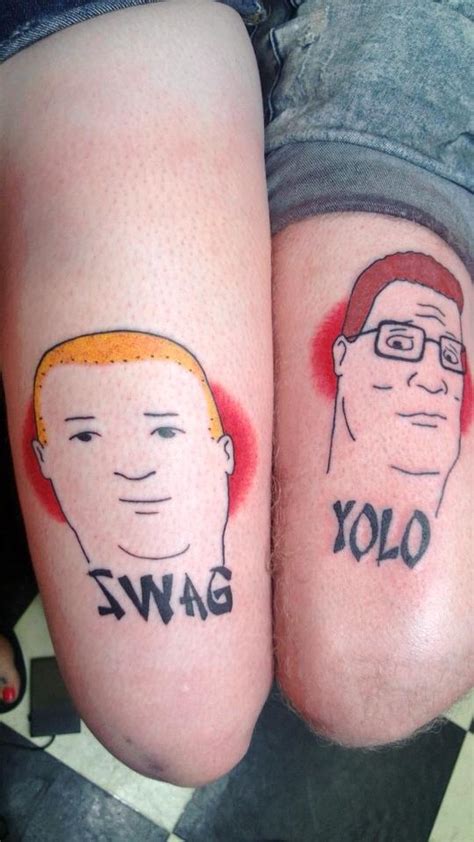 His And Hers King Of The Hill Tattoos Cringepics