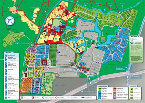 vakantie en attractiepark duinrell map ground plan   offers