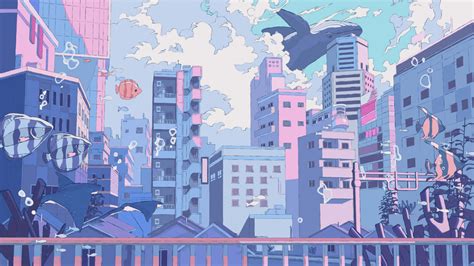 explore  vibrant city  anime city wallpaperscom