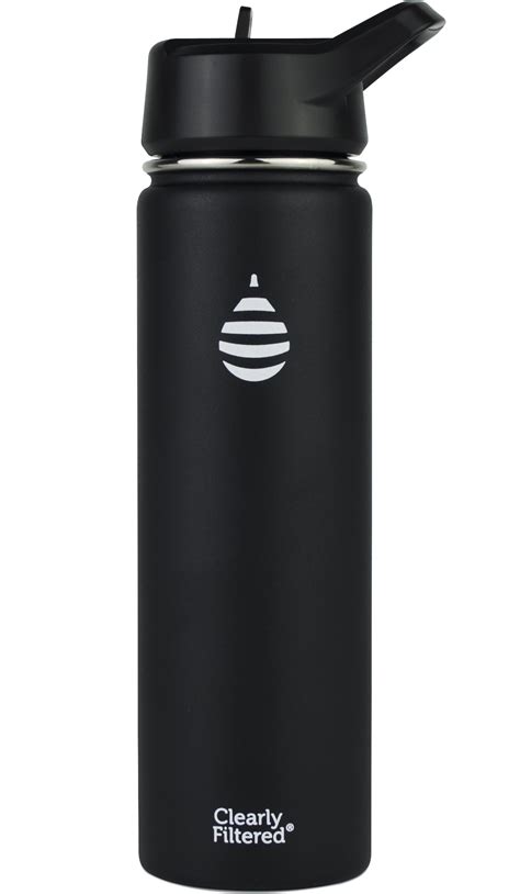 insulated stainless steel filtered water bottle  filter  filtered