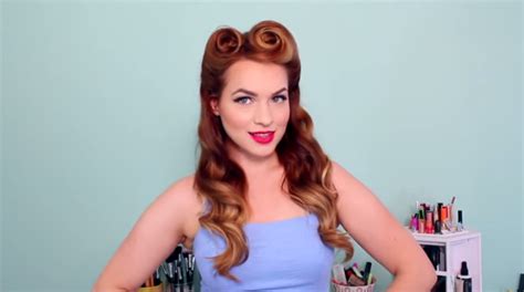 pin up hairstyles learn how to style the look at home stylecaster