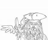 Jack Sparrow Coloring Pages Funny Printable Getcolorings Color Divyajanani sketch template