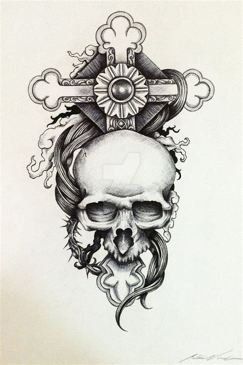 deviantart skull tattoo designs images  pinterest design