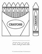 Pages Color Crayon Coloring Box School Kid Crayons Back Clipart Crayola Kids Colors Printables Printable Template Sheets Favorite Print Things sketch template