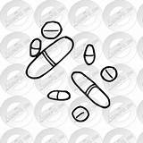 Pills Clipart Register Outline Watermark Remove Login Lessonpix Classroom sketch template
