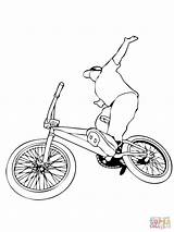 Bmx Bike Coloring Riding Drawing Pages Bicycle Printable Colouring Draw Getdrawings Pencil Rider Color Sketch Bikes Drawings Print Silhouettes sketch template