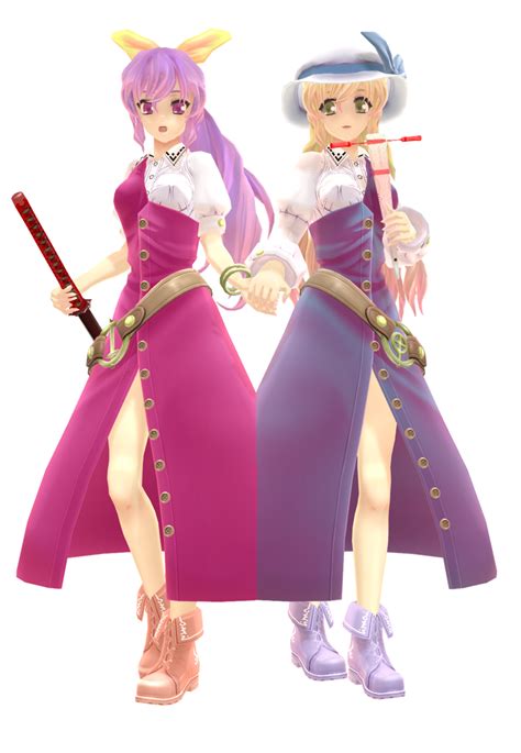 Mmd Yorihime And Toyohime By Ciripahn On Deviantart