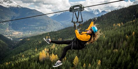 whistler zipline package tourism whistler