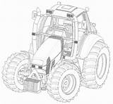 Coloring Tractor Transportation Pages Kb Tracteur Coloriage sketch template