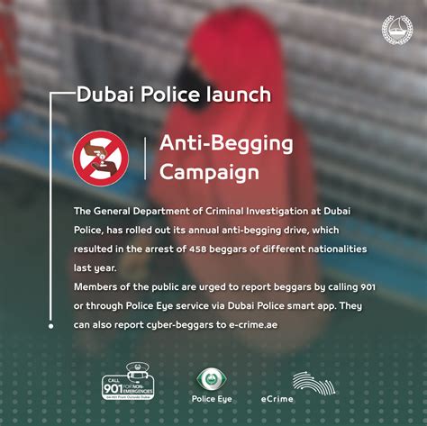 dubai policeشرطة دبي on twitter dubai police launches anti begging