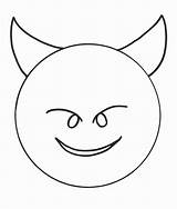 Emoji Coloring Pages Printable Devil Heart Eyes Print Faces Color Template Di Size Sheets Kids Colorare Site Getdrawings Getcolorings Da sketch template