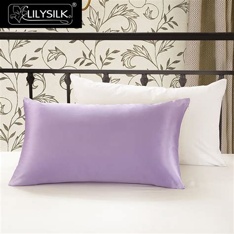 buy lilysilk pillowcase silk  cotton hidden zipper