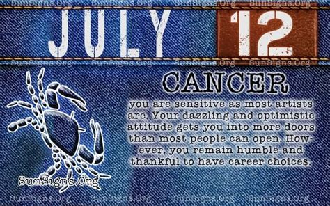 july  birthday horoscope personality sun signs
